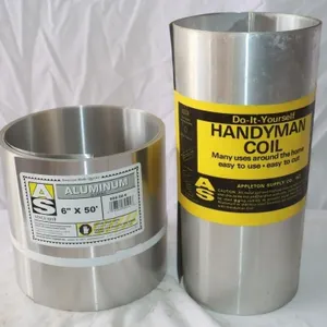 2 Rolls of Aluminum: 6"x50', 10"x10'