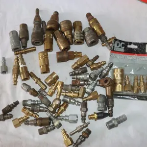Air Compressor Fittings: Brass Coupler Set &