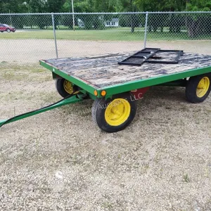 Flatbed dump trailer