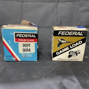 2 Pcs - Federal Field Load 12 Ga Shotgun Shells