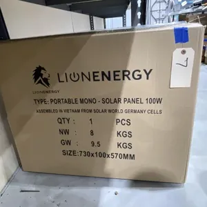 Lion Energy Solar Panel 100W in box