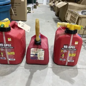 3 Plastic Gas Cans - 2-1/2 & 1-1/2 Gal