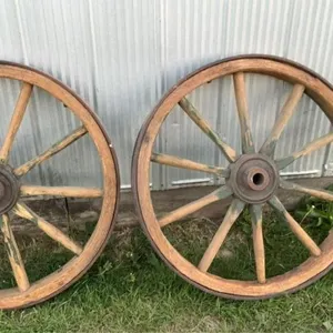 Wooden wagon wheels