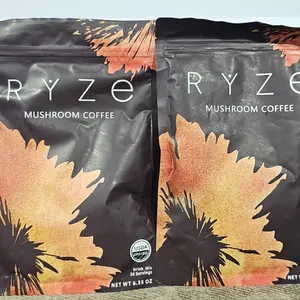 **NEW** RYZE Superfoods USDA Organic Mushroom Coffee Drink Mix, Qty 2 - Best By: 12/2027