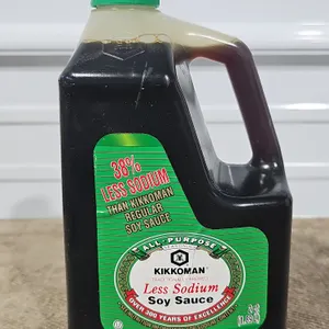 **NEW** Kikkoman Less Sodium Soy Sauce, 2.2 Quart - Expires: N/A