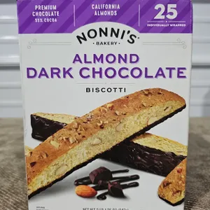 **NEW** Nonni's Almond Dark Chocolate Biscotti, 25 Count - Expires: 7/2026