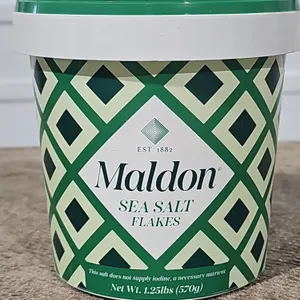 **NEW** Maldon Sea Salt Flakes 1.25 lb Resealable Bucket - Best By: 10/2030'