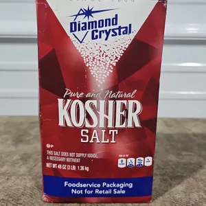 **NEW** Diamond Crystal Kosher Salt, 3 Lb - Best By: N/A