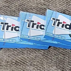 **NEW** Trident Mint Bliss Sugar Free Gum, 6 Packs - Best BY: N/A