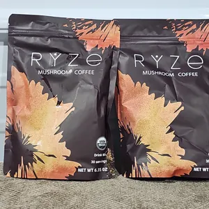 **NEW** RYZE Superfoods USDA Organic Mushroom Coffee Drink Mix, Qty 2 - Best By:12/2027
