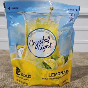 **NEW** Crystal Light Lemonade Drink Mix, 8.6 oz , 16 ct - Best By: 6/2027