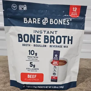 **NEW** Bare Bones Instant Beef Bone Broth - Best By: 4/2027