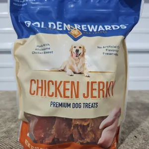 **NEW** Golden Rewards Chicken Jerky Premium Dog Treats, 32 Oz