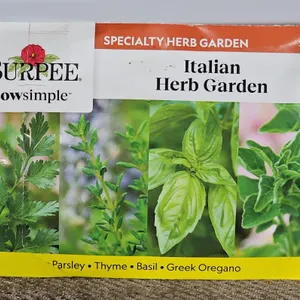**NEW/DAMAGED PACK** Burpee Italian Herb Garden Seed Collection