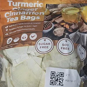 **NEW** Premium Turmeric Ginger Cinnamon Tea,Tea Bags - EXPIRES: 10/11/26