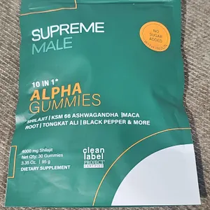 **NEW** Supreme Male Alpha Gummies - Best By: 12/2027