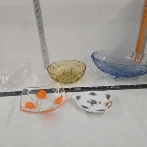 Heavy Footed Bowls (2), Serving dishes