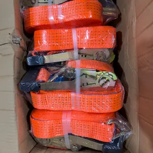 10 - NEW/UNUSED 2" X 27' RATCHET TIE DOWN STRAPS - LOCATED IN SHOP