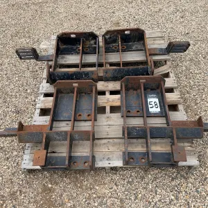 (2) HD Skid Steer Q/A Plates