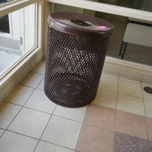 Trash Bins and Real Plants