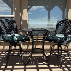 Tall Outdoor Table and Chairs