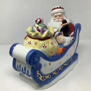 Waterford Holiday Heirlooms Musical Cookie Jar