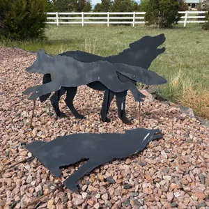 Coyote Yard Silhouettes