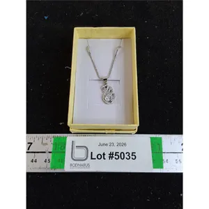 Silver Toned Swan Pendant Necklace