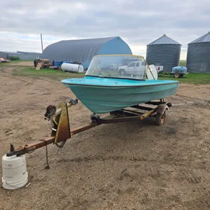 1973 14ft Glasstrong Phantom 147 Boat with Johnson 50hp motor, Offsite by Bruno, SK