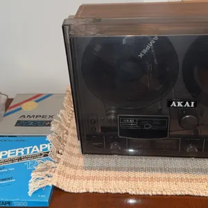 Akai 4000DS Reel-to-Reel Tape Deck With Tapes