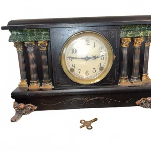 Sessions Mantel Clock with Key and Columns
