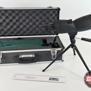 Alpen 15 - 45x Spotting Scope (In Aluminum Case) (Case Measures : 10"H x 21"W x 6"D)