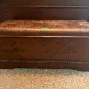 Vintage Cedar Blanket Chest Trunk