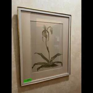 Henry G Moon Vintage Botanical Orchid Print