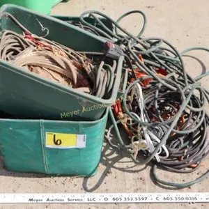 Extension cords, etc in Gibson tote