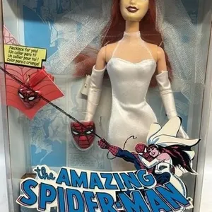The amazing Spider-Man, Barbie Mary, Jane doll