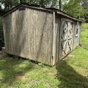Wood storage building 16ft 3in x 10ft 3in