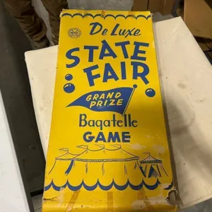 De Luxe State Fair Bagatelle Game