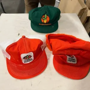 (3) Golden Harvest Vintage Hats