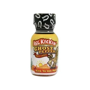 8x Ass Kickin Ghost Pepper Sauce Mini 22mL