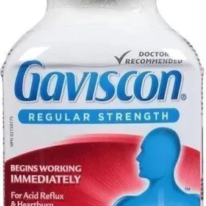 2x Gaviscon Liquid Regular Strength Antacid 600 ml