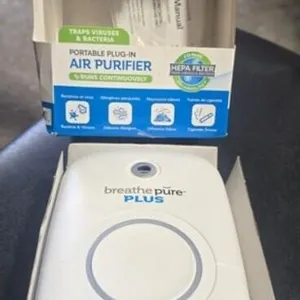 Breathe Pure Plus Portable Plugin Air Purifier wie
