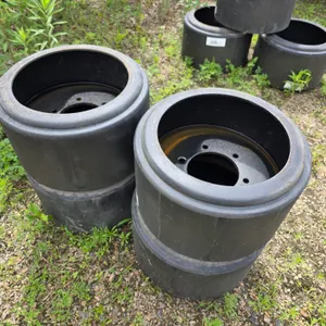(4) 8.5" Wide MidRoller Bogie Wheel for CATERPILLAR Legacy Challenger Tractors Series 65- 95 B Serie