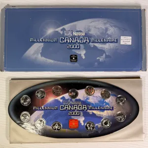1 Set - 2000 Millennium Quarter Set