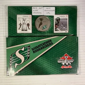 2012 - Saskatchewan Roughrider Quarter Set