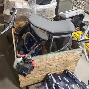 Crate of Chairs, Trimmer and Parts 
 UNRESERVED