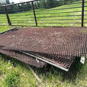 APPROX 15 - ASSORT STEEL GRAVEL CRUSHER SCREENS