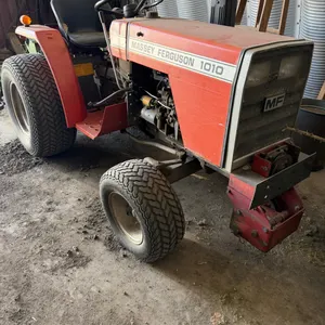 Massey model 1010 diesel garden tractor with mower deck and 3 pt tiller, complete package, 1530 hours