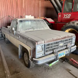 1979 ￼Chevy 5.7 diesel half ton pickup, 2 wheel drive, needs transmission work, shedded, nice shape