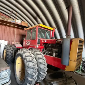 750 Versatile￼ series 2 four-wheel-drive tractor, 855 Cummins with turbo, ￼ has brand new 18.4 38 duals, has the extra pump for Air drill, 9016 hours,